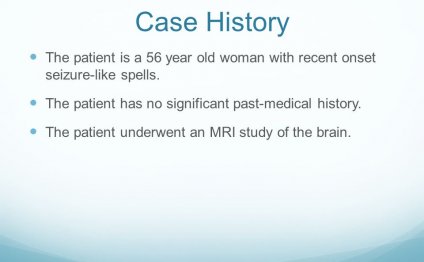 Medical case study format