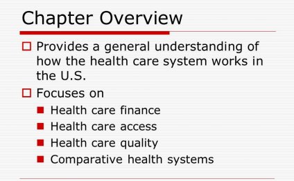 Chapter Overview  Provides a