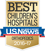 ideal kid's Hospitals - U.S. Information - Orthopedics 2015-16