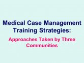 Medical Case Management Training